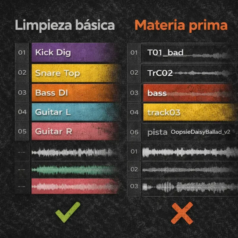 limpieza basica de pistas